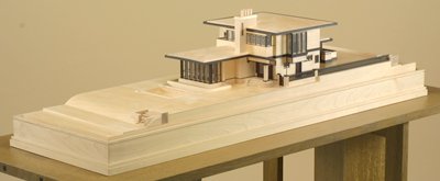 Model of the Edna S. Purcell house, now the Purcell-Cutts house, 1913